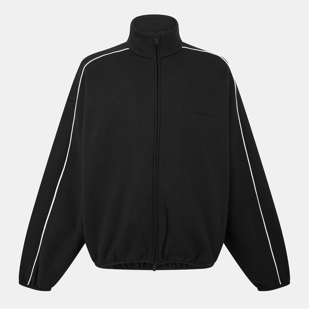 FOG ESSENTIAL 
MEN'S FLEECE RELAXED FIT ZIP TRACKSUIT TOP